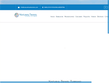 Tablet Screenshot of naturaltravelturismo.com